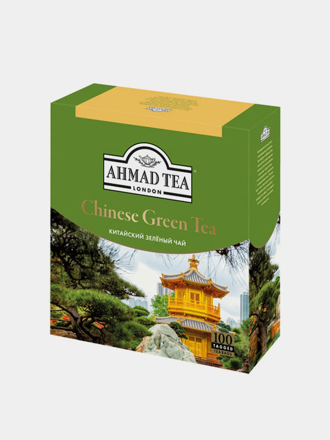 Чай зеленый Ahmad Tea Китайский, 100 пакетиков х 1,8 г