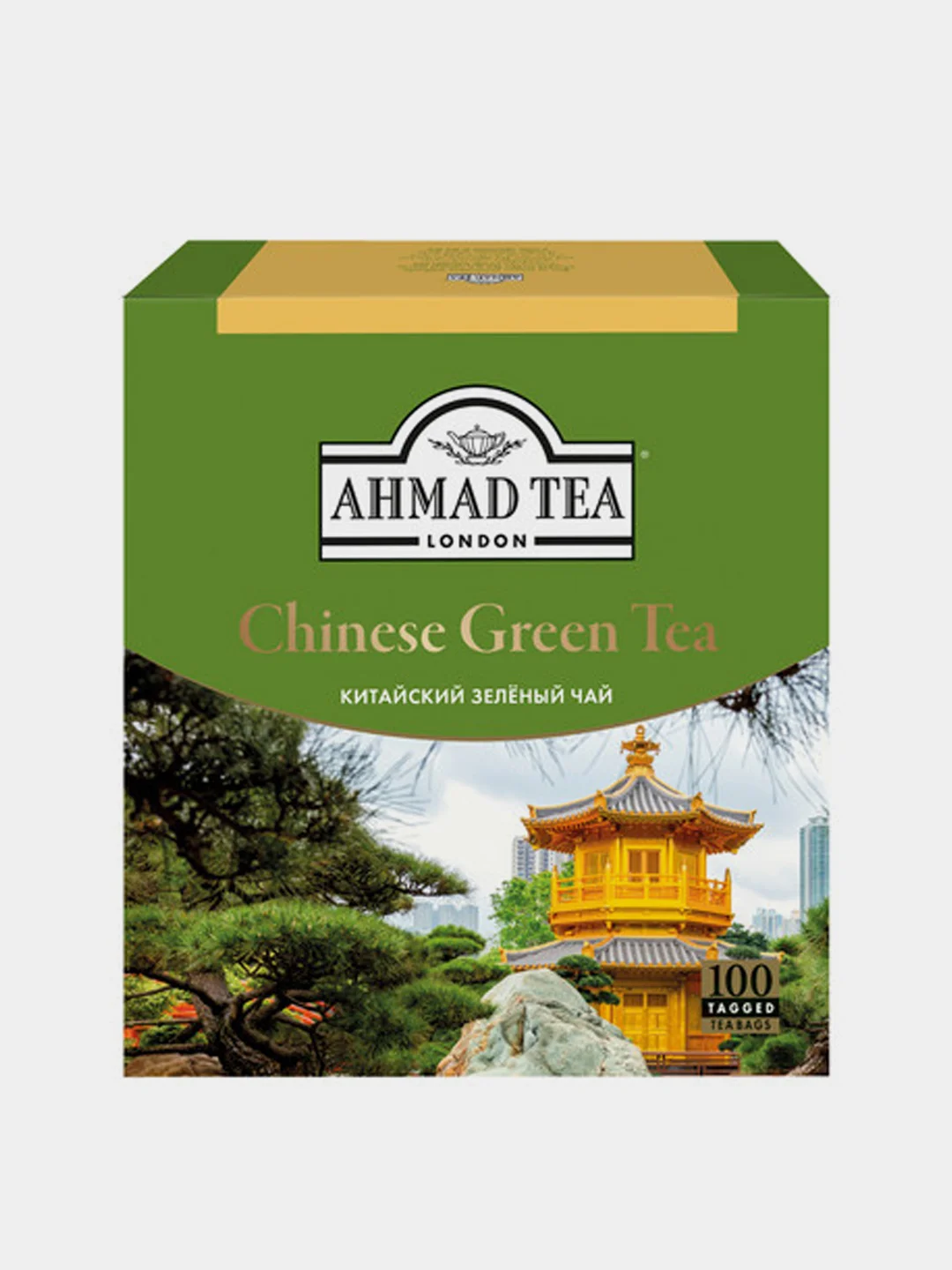Чай зеленый Ahmad Tea Китайский, 100 пакетиков х 1,8 г