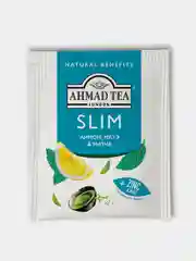 Чайный напиток травяной Ahmad Tea SLIM, лимон, матэ и матча, 20 пакетиков х 1,5 г