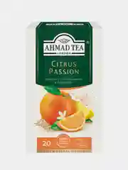 Чай травяной Ahmad Tea Citrus Passion, гибискус с апельсином и лимоном, 20 пакетиков х 2 г