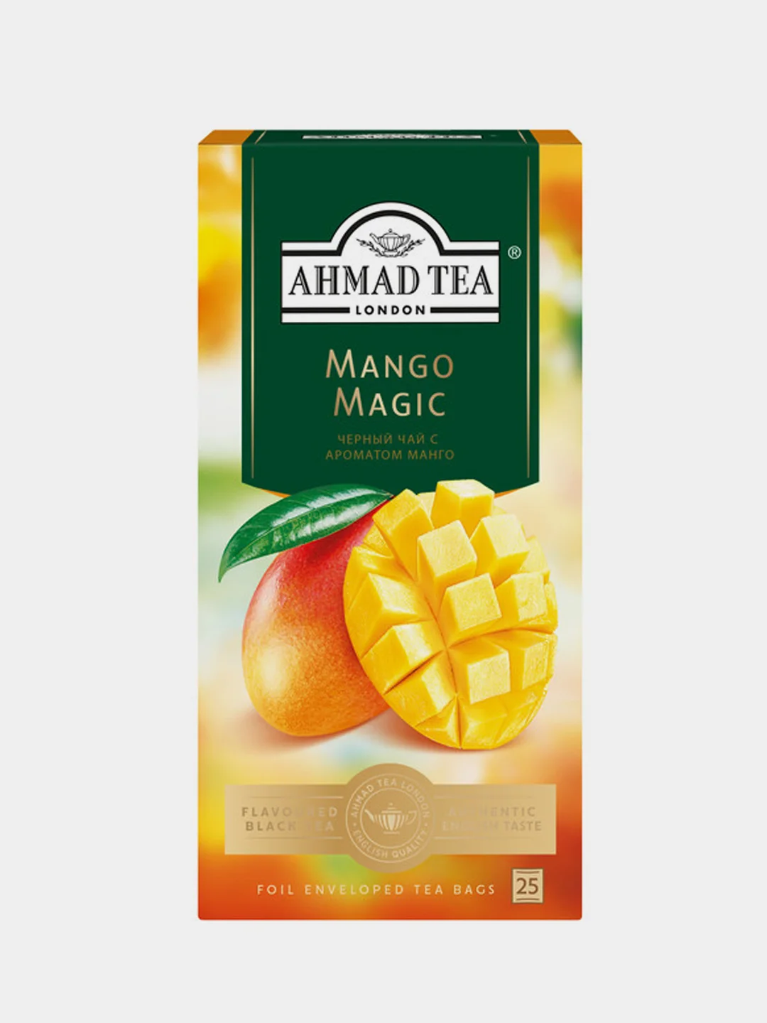 Чай черный Ahmad Tea "Магия Манго", 25 пакетиков х 1,5 г