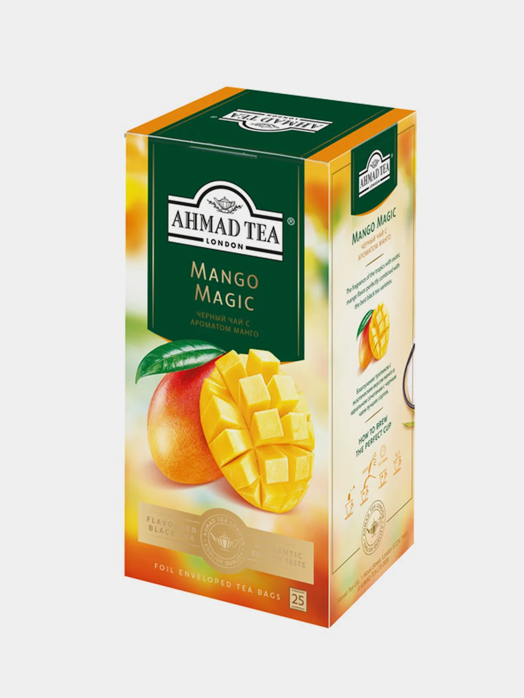 Чай черный Ahmad Tea "Магия Манго", 25 пакетиков х 1,5 г