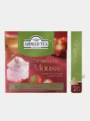Чай зеленый Ahmad Tea Клубничный мусс, 20 пирамидок х 1,8 г