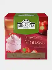 Чай зеленый Ahmad Tea Клубничный мусс, 20 пирамидок х 1,8 г