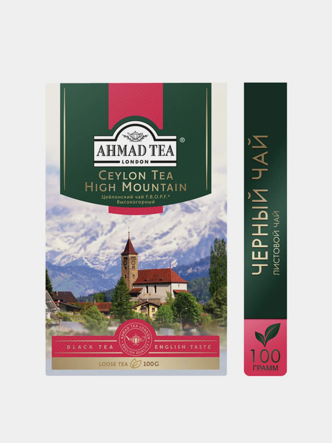 Чай черный Ahmad Tea Цейлонский Высокогорный, листовой, 100 г
