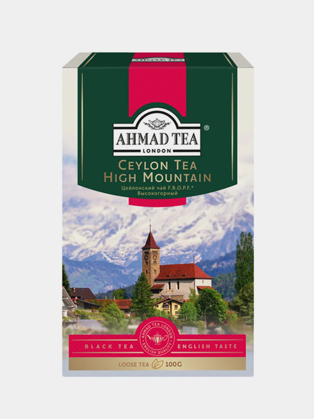Чай черный Ahmad Tea Цейлонский Высокогорный, листовой, 100 г