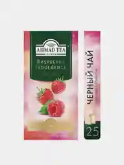 Чай черный Ahmad Tea "Малиновое лакомство", 25 пакетиков х 1,5 г