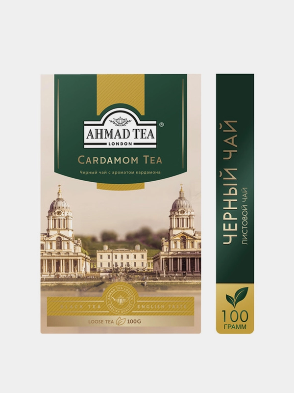 Чай черный Ahmad Tea Кардамон, листовой, 100 г