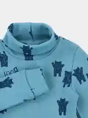 Бежевый водолазка - джемпер, кашкорсе YouLaLa для мальчика, рубчик, хлопок, без начёса