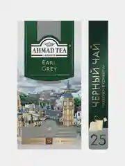 Чай черный Ahmad Tea Эрл Грей, 25 пакетиков х 2 г