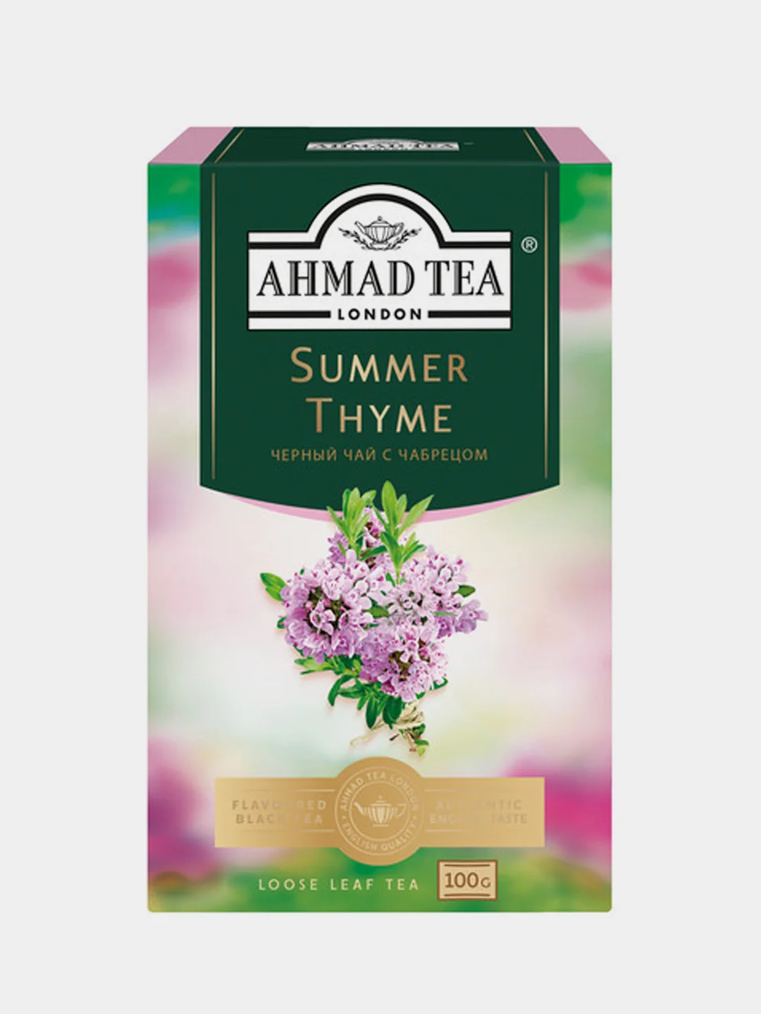 Чай черный Ahmad Tea Летний Чабрец, листовой, 100 г