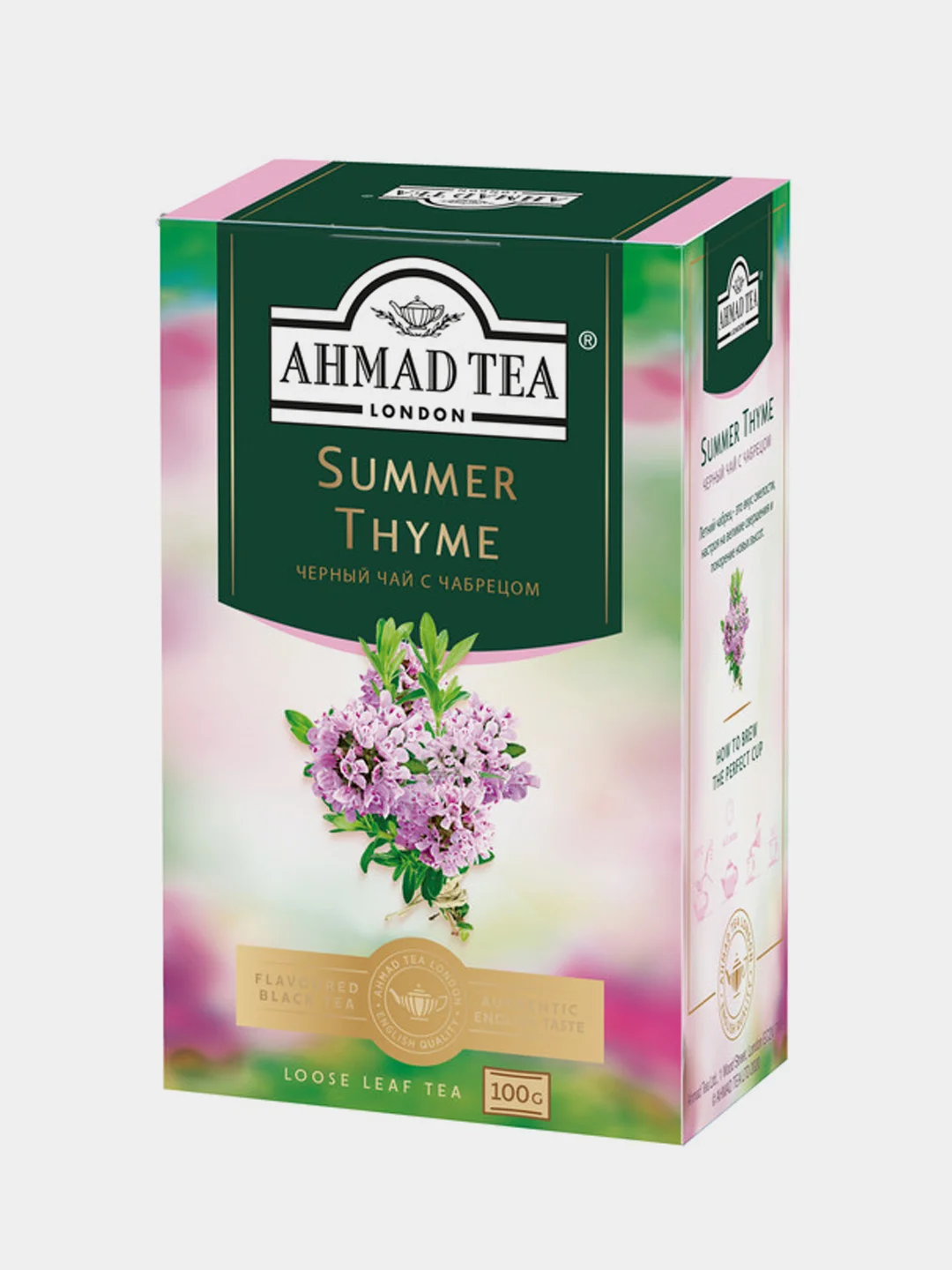 Чай черный Ahmad Tea Летний Чабрец, листовой, 100 г