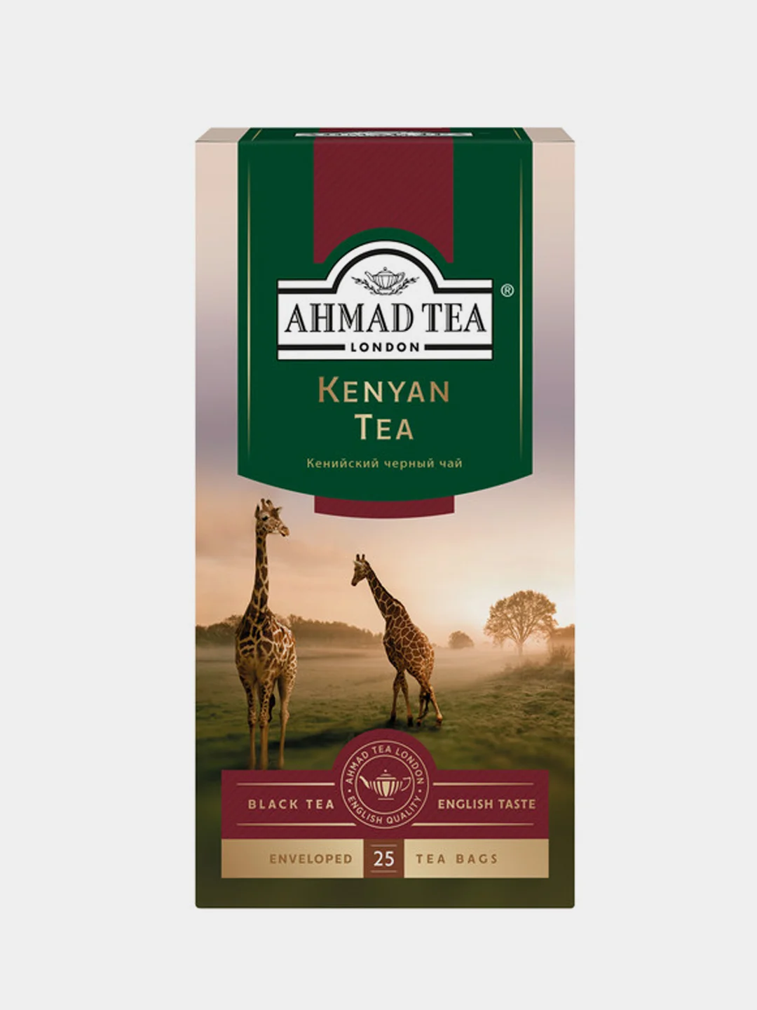 Чай черный Ahmad Tea Кенийский, 25 пакетиков х 2 г