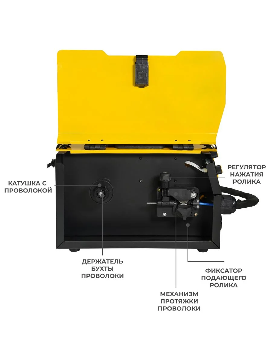 Сварочный аппарат инвертор Partner for Garden MIG 200Flux без газа 2 В 1(MMA/MIG FLUX)IGBT