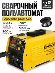 Сварочный аппарат инвертор Partner for Garden MIG 200Flux без газа 2 В 1(MMA/MIG FLUX)IGBT