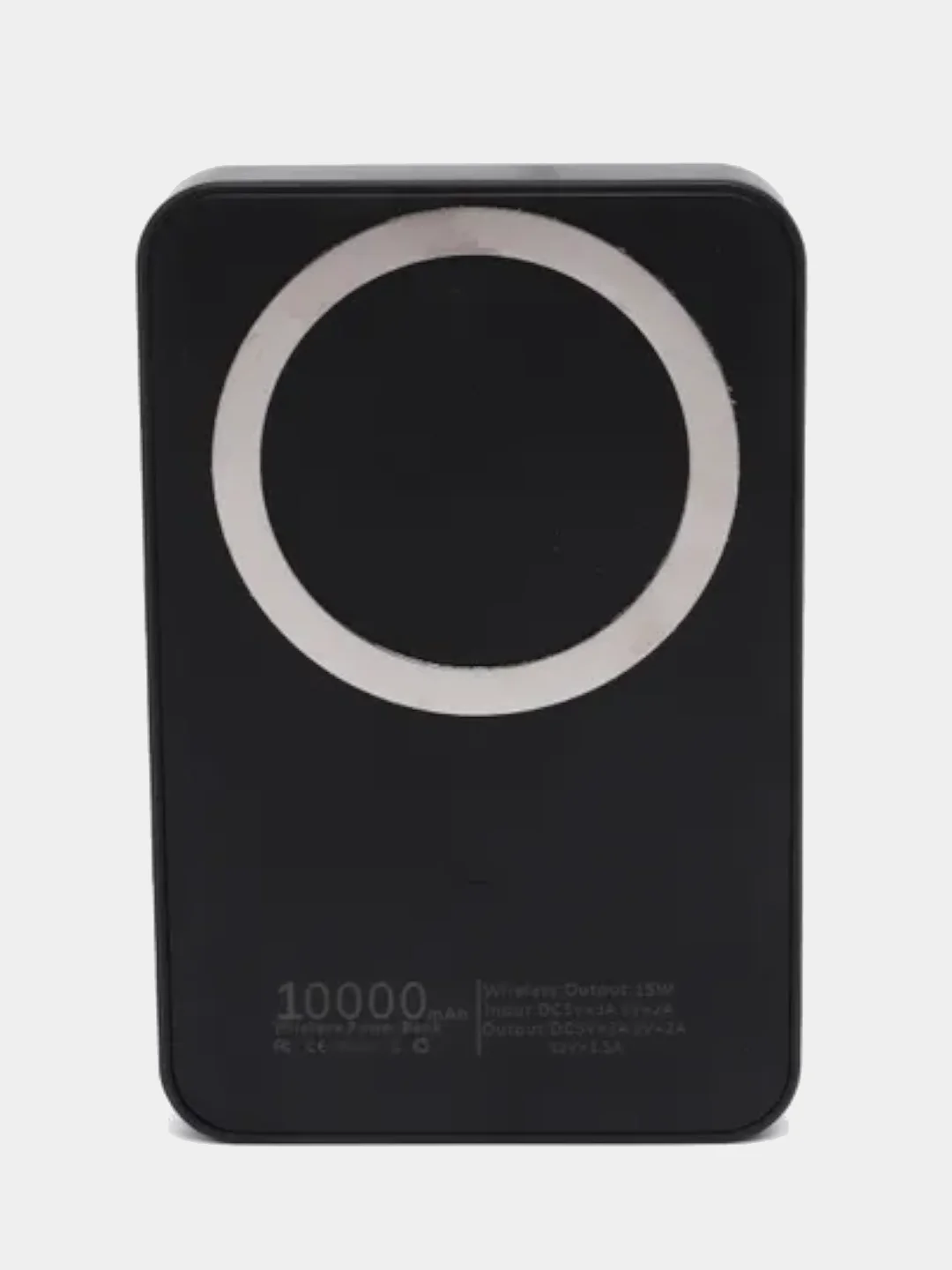 Черный внешний аккумулятор Power Bank MagSafe 5 000 mAh с быстрой зарядкой, повербанк для iPhone