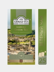 Чай зеленый Ahmad Tea с жасмином, 25 пакетиков х 2 г