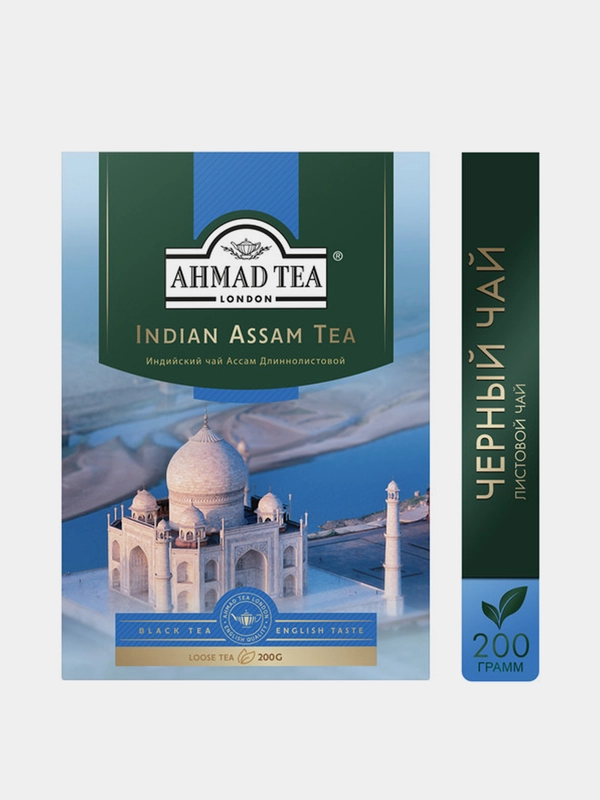 Чай черный Ahmad Tea Индийский чай Ассам, листовой, 200 г