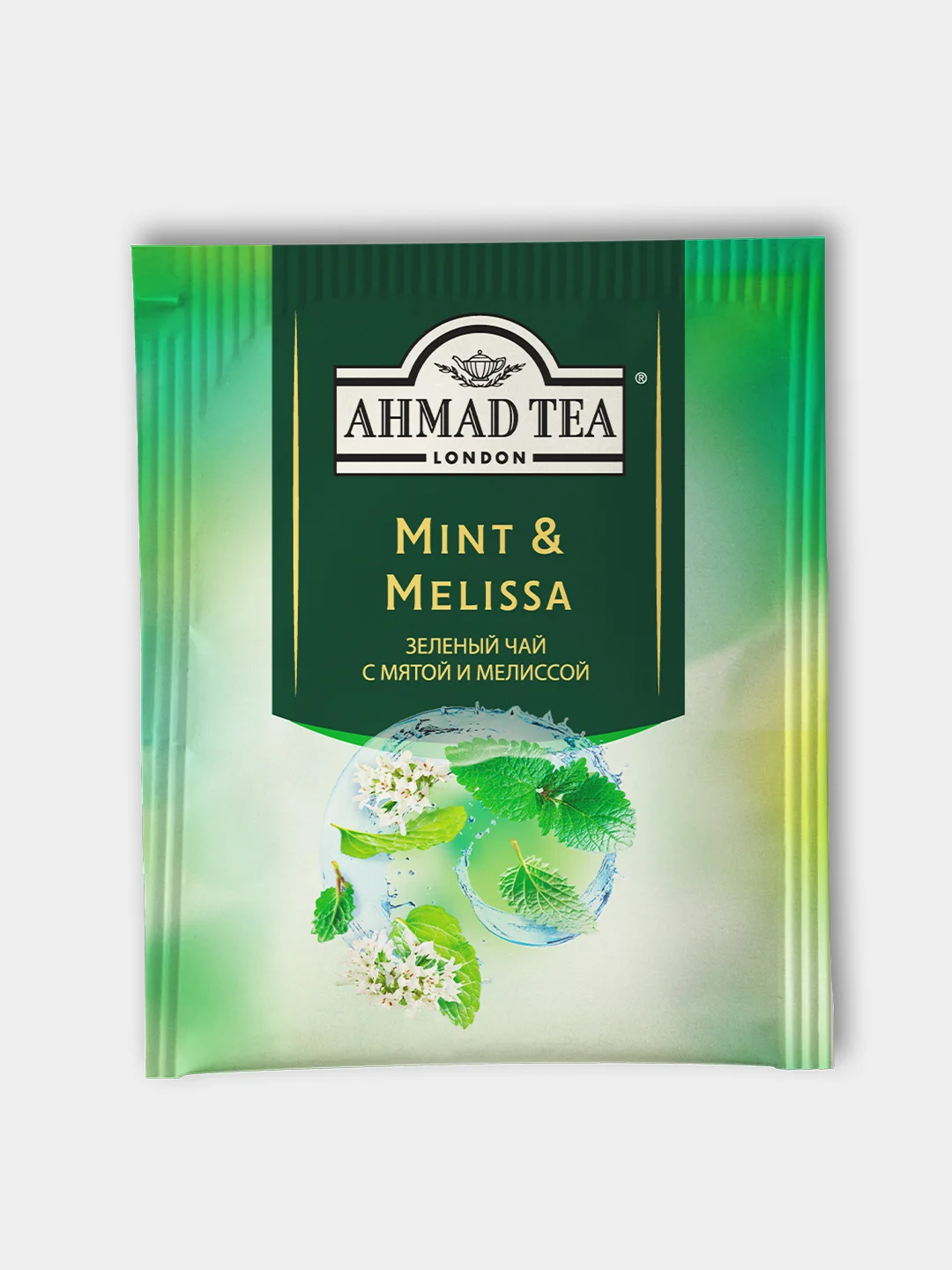 Чай зеленый Ahmad Tea Мята и мелисса, 25 пакетиков х 1,8 г
