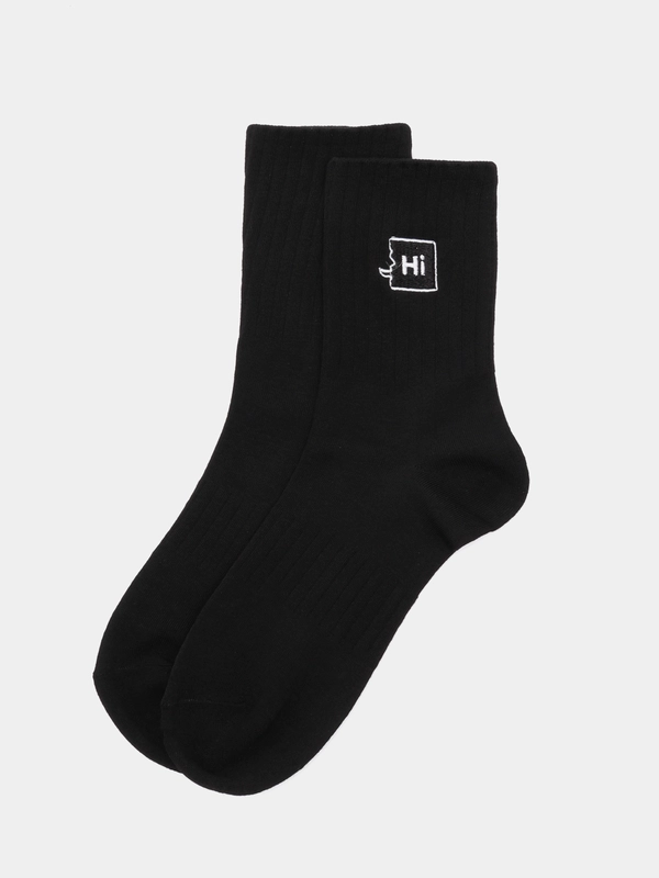 Носки с принтом "HI"