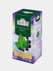Чай черный Ahmad Tea Blackcurrant Burst, смородина, 25 пакетиков х 1,5 г