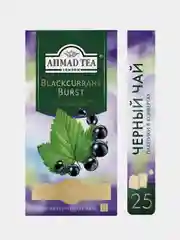 Чай черный Ahmad Tea Blackcurrant Burst, смородина, 25 пакетиков х 1,5 г