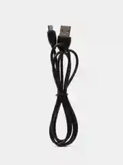 Черный кабель для зарядки телефона USB Lightning, USB Type-C, micro-USB/ Кабель зарядный