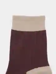 Бордовый носки женские