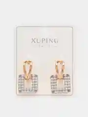 Золотой серьги Xuping гипоаллергенный медицинский сплав