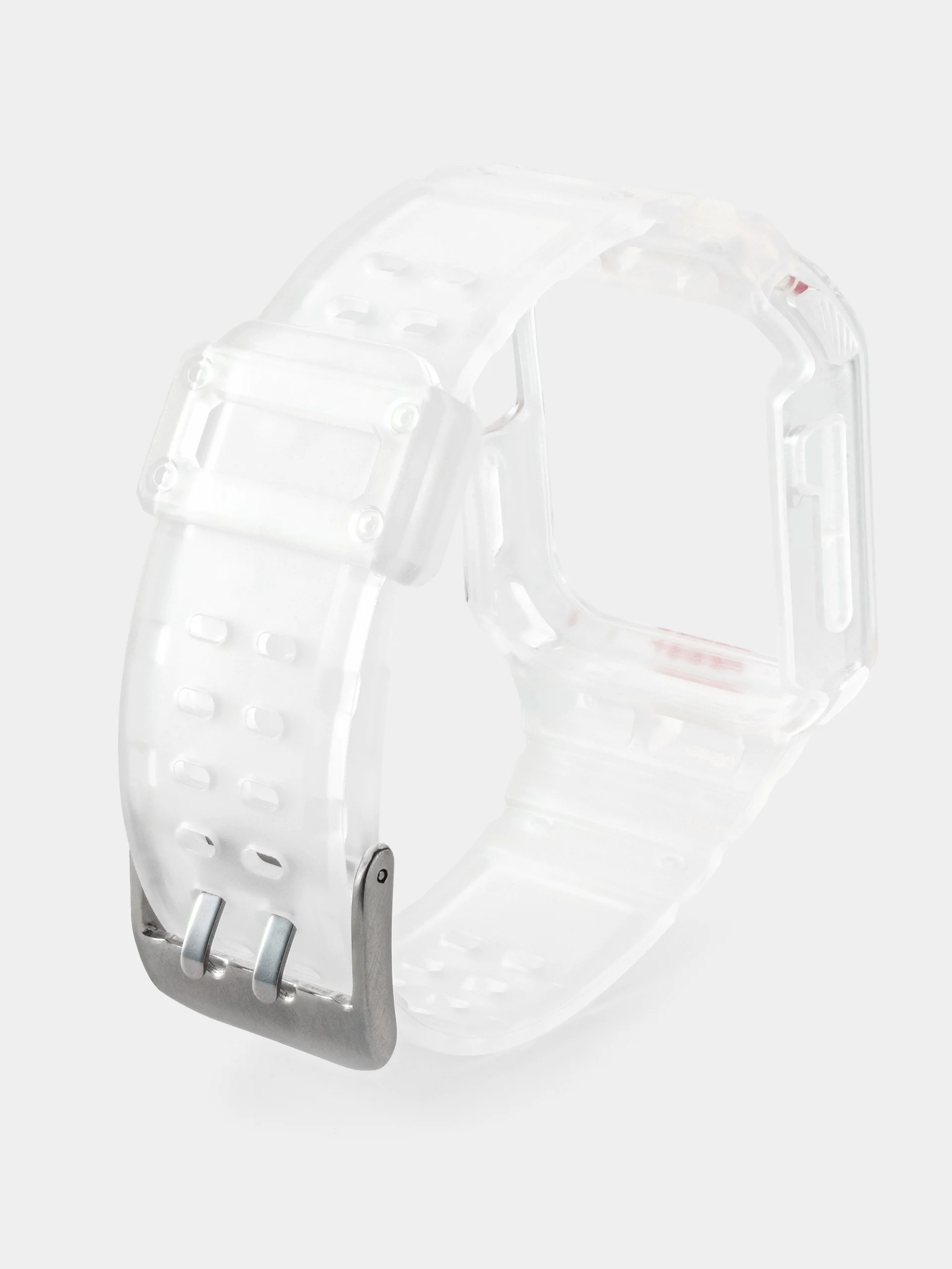 Прозрачный ремешок для Apple Watch, с защитой