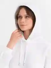 Белый худи, толстовка женская