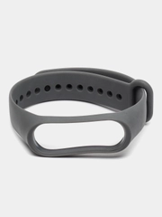 Ремешок силиконовый для фитнес браслета Xiaomi Mi Band 3, Mi Band 4 (Ми Банд 3, Ми Банд 4)