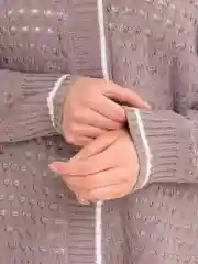 Коричневый кардиган женский длинный