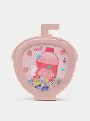 Розовый зеркало косметическое карманное складное
