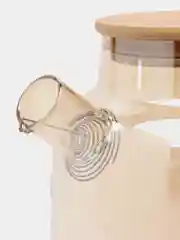 Медный чайник заварочный, с металлическим фильтром, 3 объема