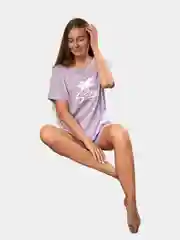 Пижама с футболкой и шортами Summer, костюм домашний женский, подростковый