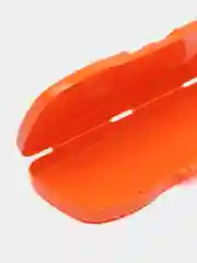 Зеленый пенал футляр школьный пластиковый
