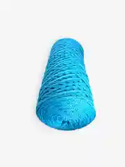 Голубой шнур Caramel Baby, полиэфирный, 2 мм, 200 метров для вязания и макраме