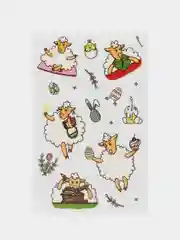 Молочный наклейки для яйц пасхальные "Пасха"