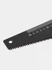 Ножовка по дереву ТУНДРА, 2К рукоятка, тефлоновое покрытие, 3D заточка, 7-8 TPI, 500 мм