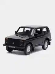 Металлическая модель Нива LADA 4Х4, инерция, черная