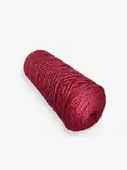 Бордовый шнур Caramel Baby, полиэфирный, 2 мм, 200 метров для вязания и макраме