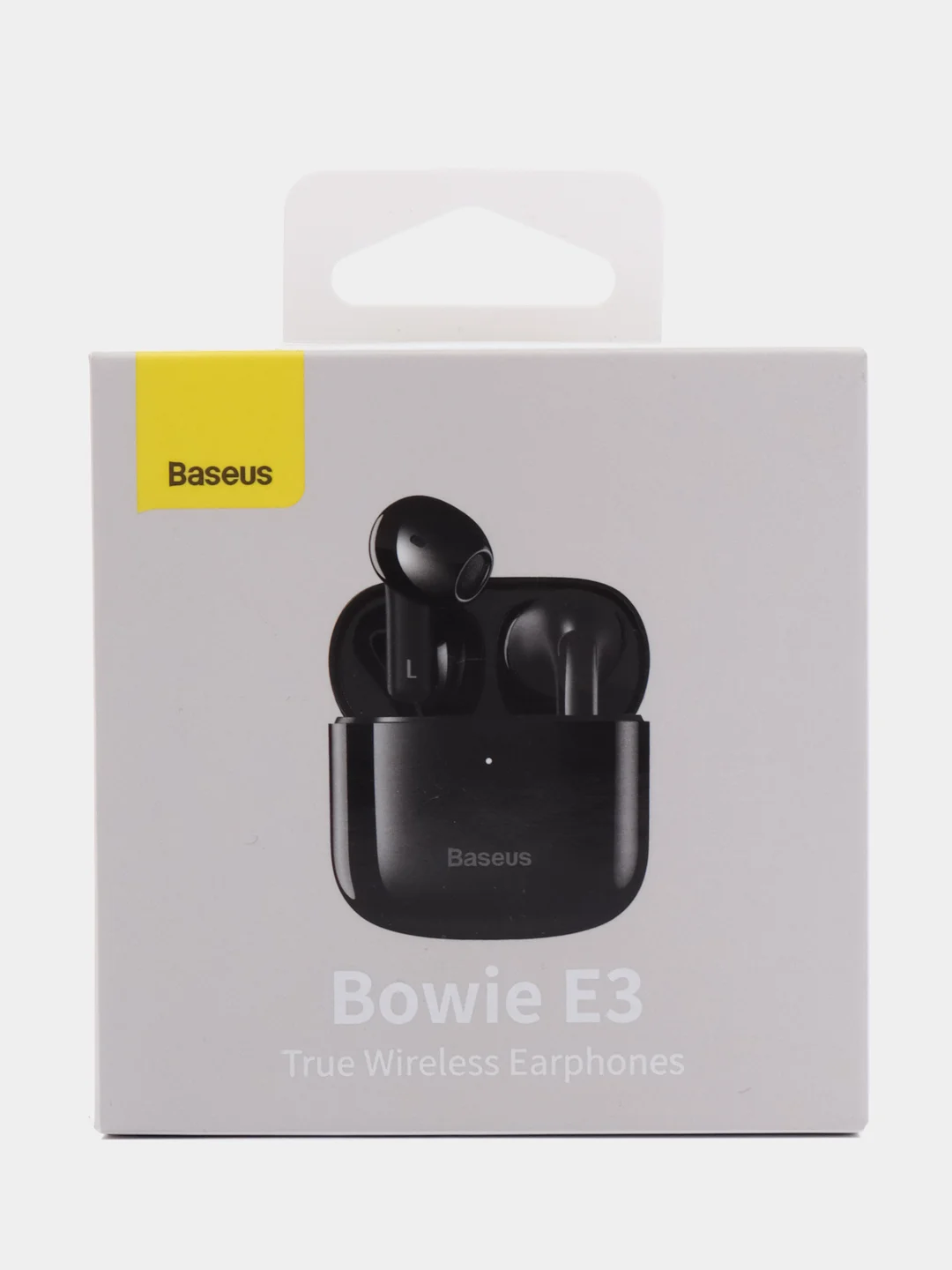 Наушники беспроводные Baseus E3, TWS, вкладыши, BT5.0, 35/330 мАч, микрофон, чёрные