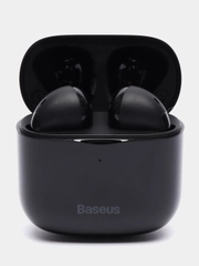 Наушники беспроводные Baseus E3, TWS, вкладыши, BT5.0, 35/330 мАч, микрофон, чёрные
