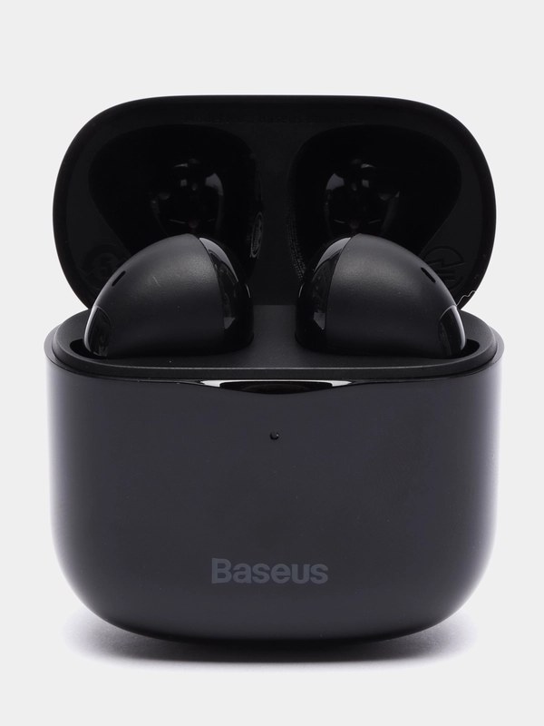 Наушники беспроводные Baseus E3, TWS, вкладыши, BT5.0, 35/330 мАч, микрофон, чёрные