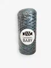 Синий меланж шнур Caramel Baby, полиэфирный, 2 мм, 200 метров для вязания и макраме