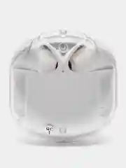 Белый беспроводные сенсорные наушники с прозрачным кейсом и подсветкой / Ultrapods Pro