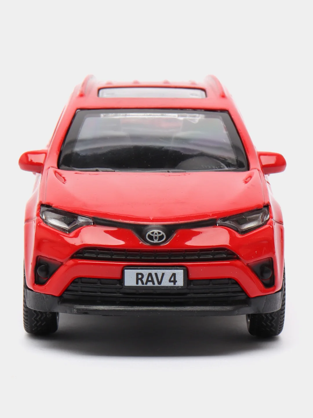 Металлическая модель TOYOTA RAV4 инерционная, цвет красный