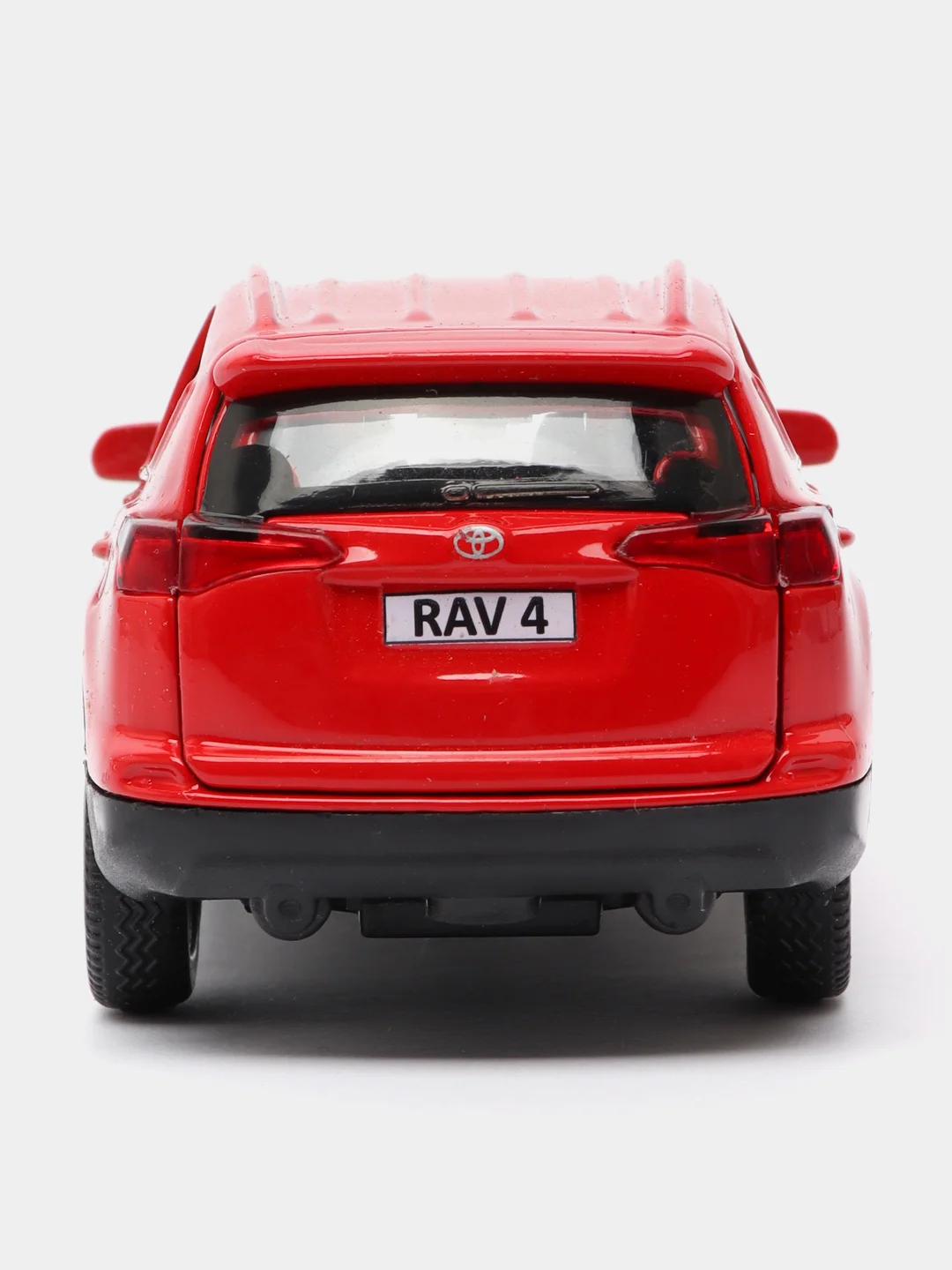 Металлическая модель TOYOTA RAV4 инерционная, цвет красный