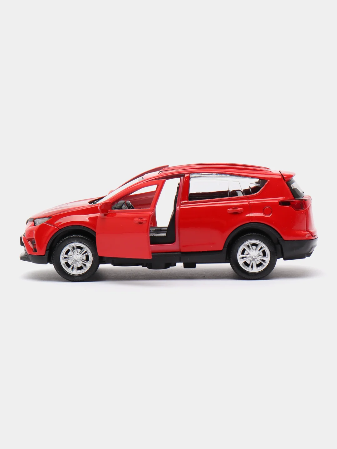 Металлическая модель TOYOTA RAV4 инерционная, цвет красный